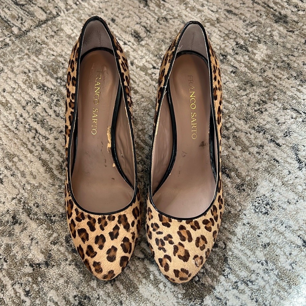 Franco Sarto Leopard Heels